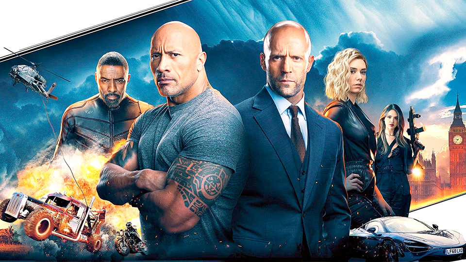 "Hobbs & Shaw" obtém US$60 mi em estreia norte-americana