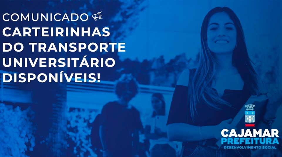 Prefeitura de Cajamar entrega carteirinhas do transporte universitário