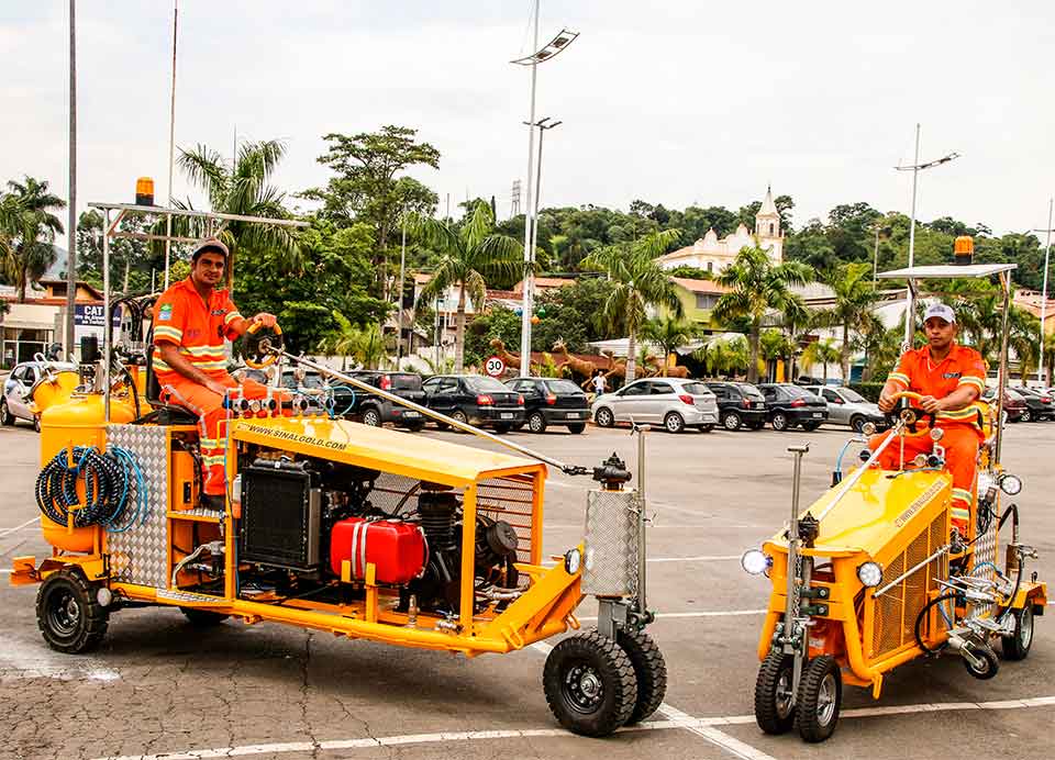 As novas máquinas irão diminuir o tempo de trabalho e interdição nas vias, além de facilitar o trabalho dos agentes